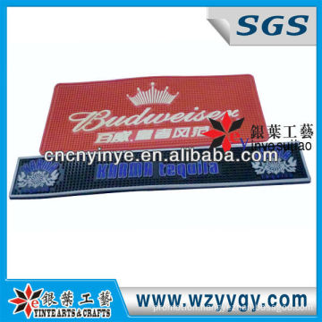 Barware 3D Soft Pvc Pad / Rubber Pad For Bar